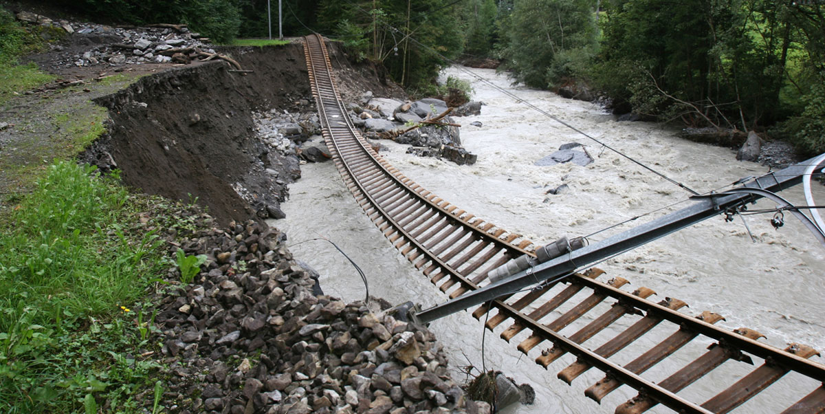 Flash Flood impacts on Railroad Infrastructure
