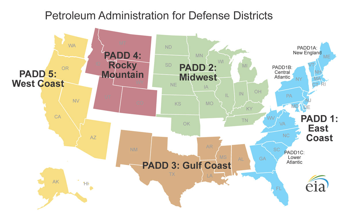 PADD Map