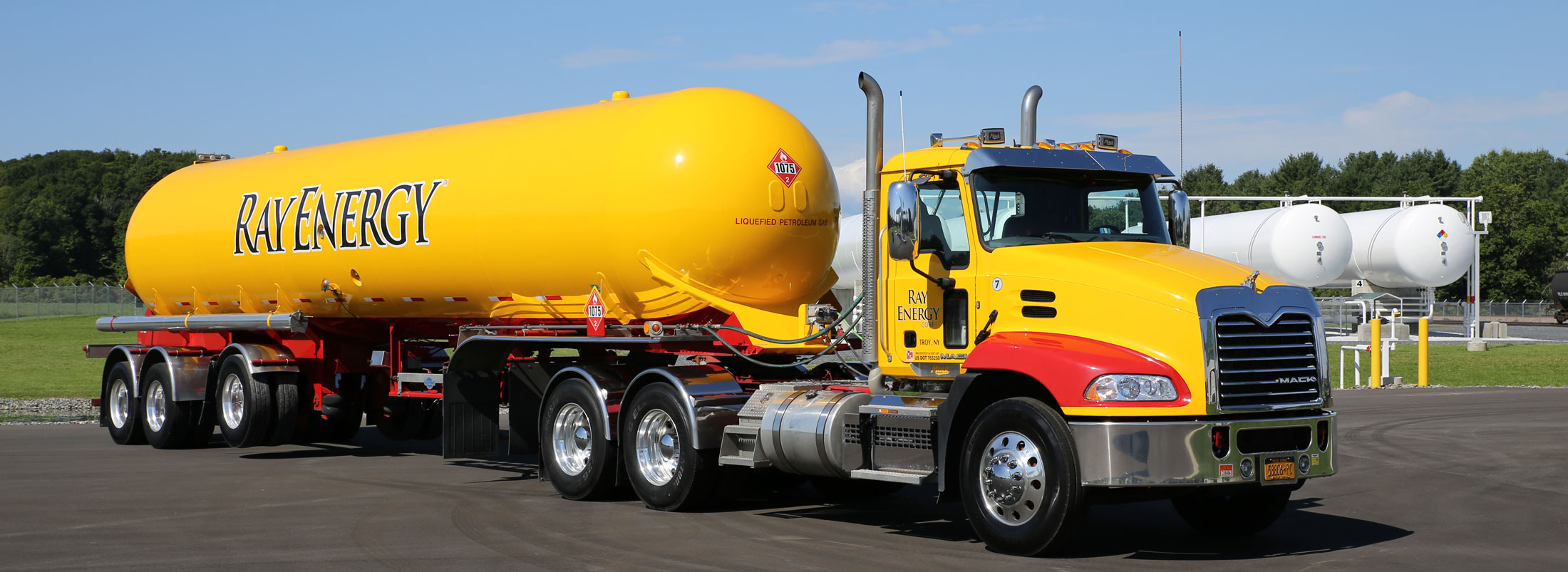 Ray Energy Propane Transport at Hampton Propane Rail & Truck Terminal